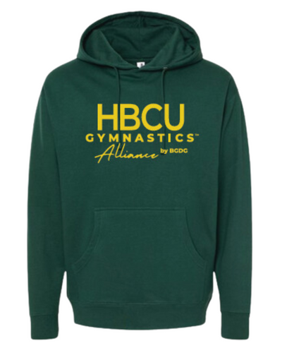 HBCU Gymnastics Alliance Hoodie - Green/Gold